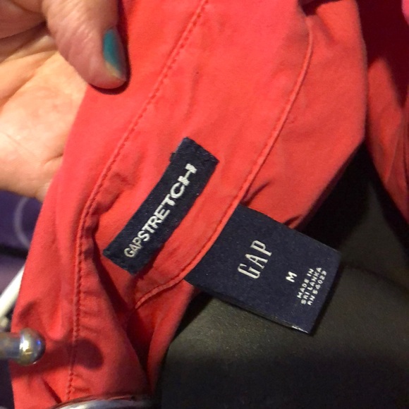 Peach color / Gap  long sleeve women shirt - Picture 4 of 4